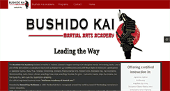 Desktop Screenshot of bushidokai.ca
